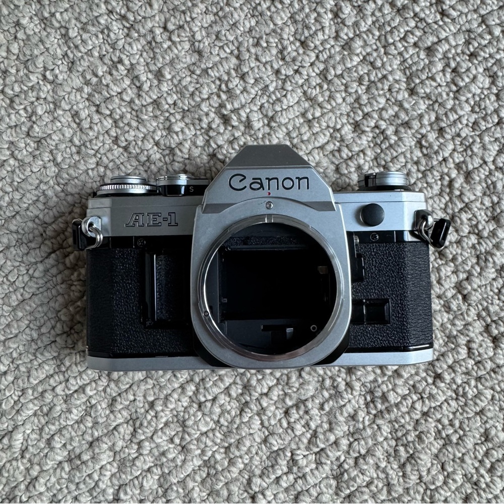 Canon AE-1 film camera